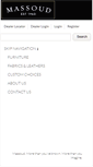 Mobile Screenshot of massoudfurniture.com